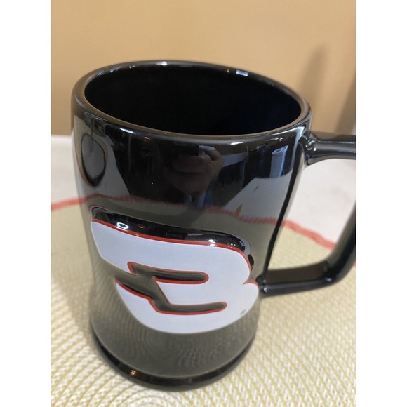 Vintage 2001 Dale Earnhardt Sr Black 18 Oz Coffee Mug #3 With Box - Picture 4 of 12